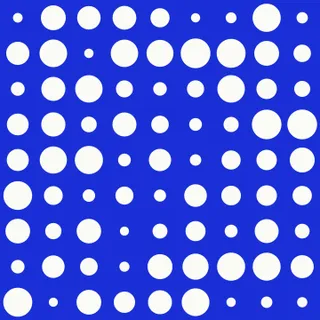 Dots on Blue